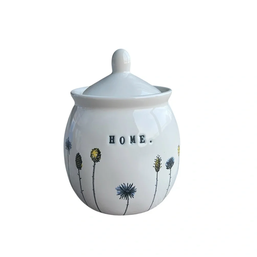 Rae Dunn Artisan Home. Sugar Bowl Canister Typewriter Wildflower‎